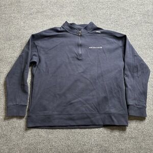 Unrl 1/4 Zip Pullover Men's Size XL Navy Blue Golf Jacket LOGO Heavyweight